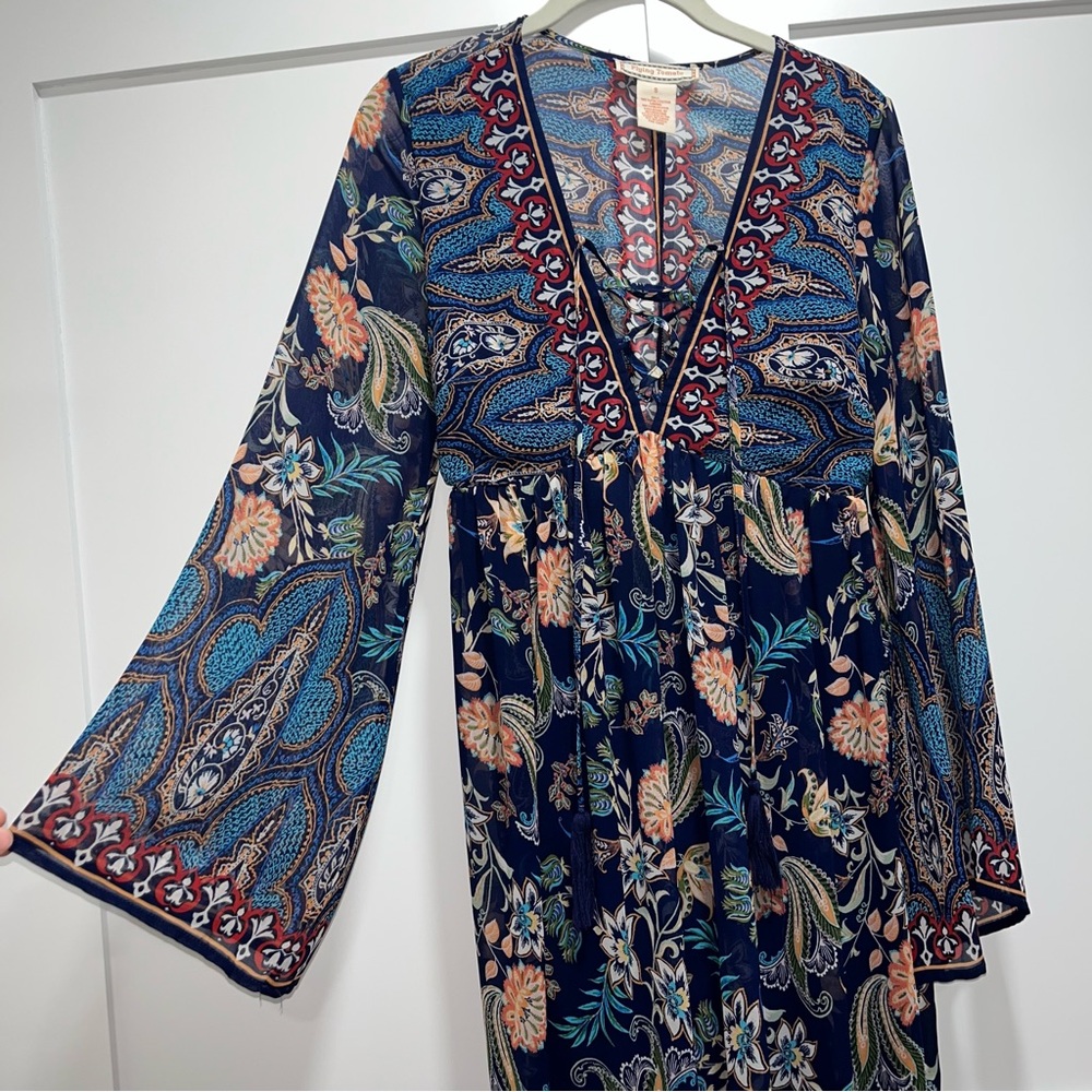 Bohemian Floral Maxi Dress